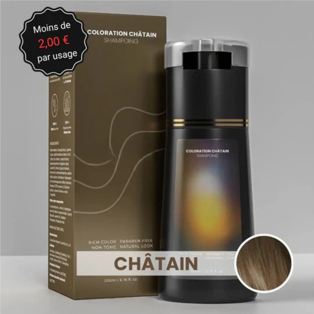 Shampoing Colorant Instantané – Des cheveux éclatants en 10 minutes