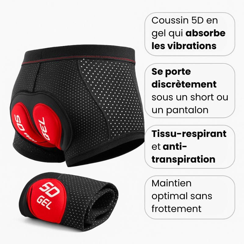 Boxer Moto Gel 5D – Confort et maintien pour chaque trajet
