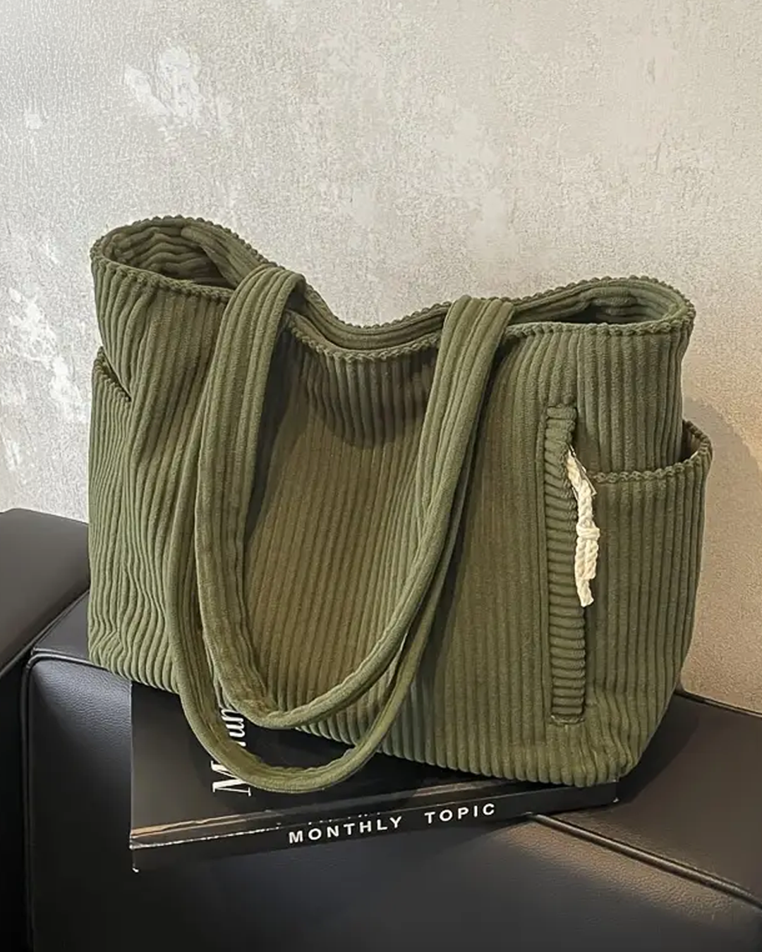Sac côtelé Tilda – Élégance décontractée pour le quotidien