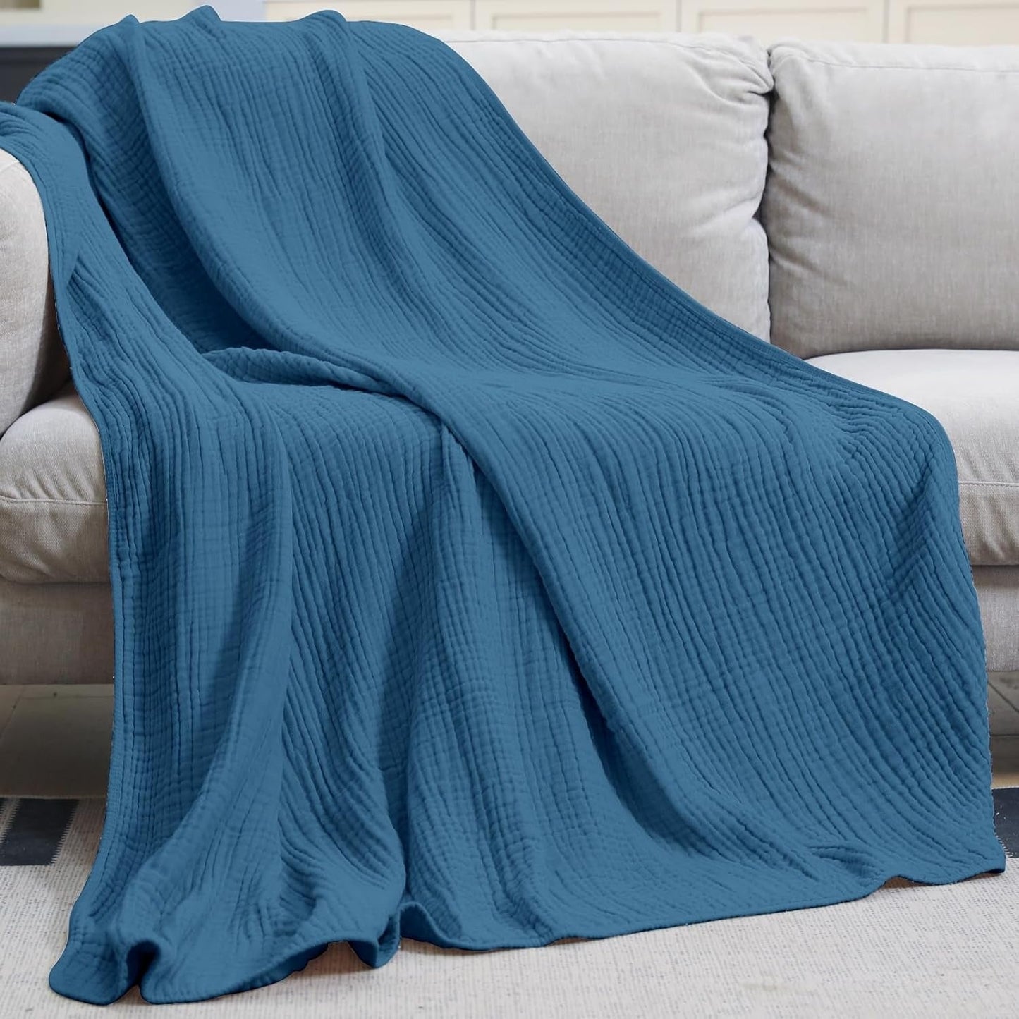 Plaid Coton Doux – Léger, naturel et ultra-confortable