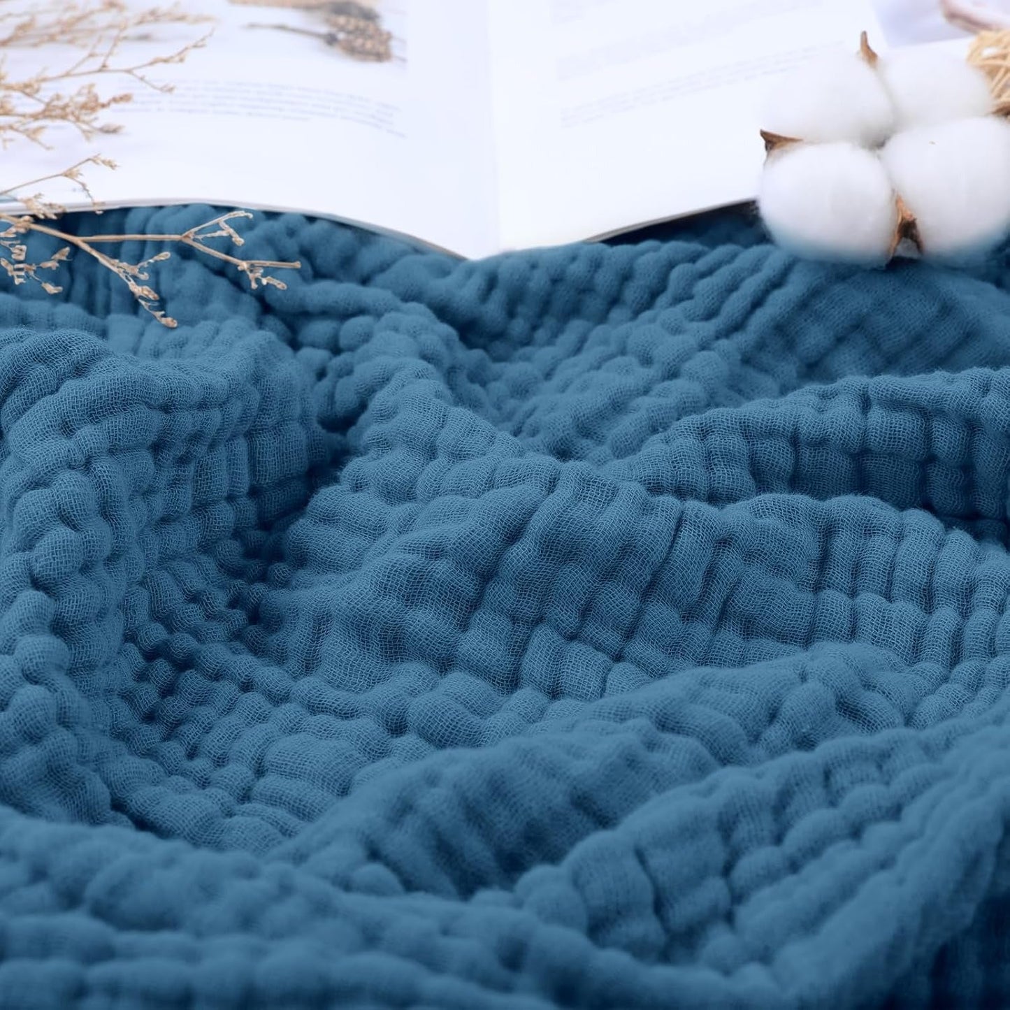 Plaid Coton Doux – Léger, naturel et ultra-confortable