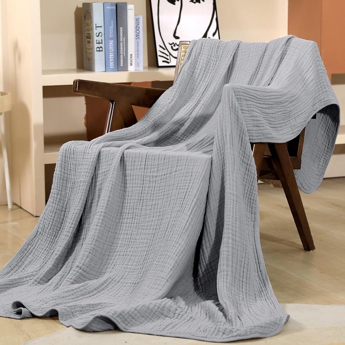 Plaid Coton Doux – Léger, naturel et ultra-confortable