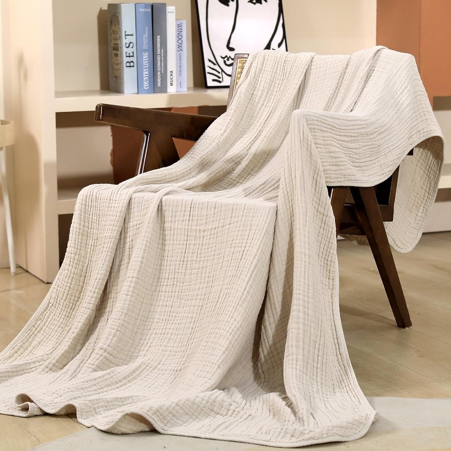 Plaid Coton Doux – Léger, naturel et ultra-confortable
