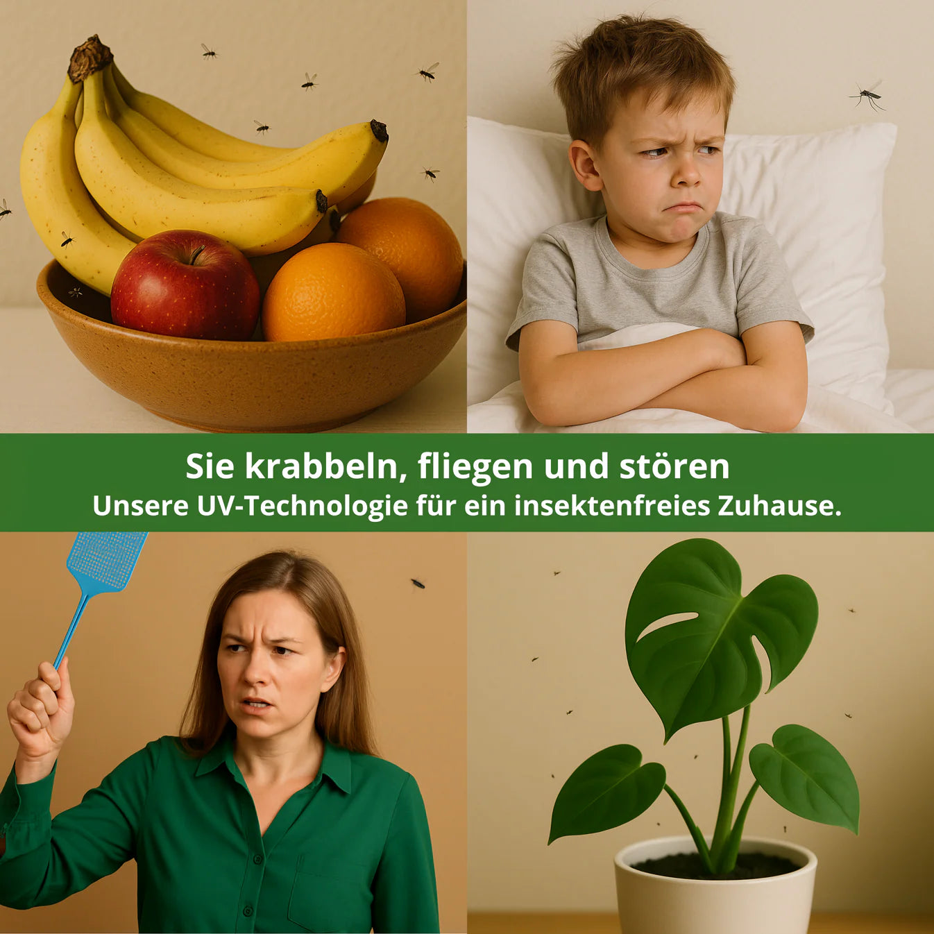 UV-Insektenfalle – Sauberes Zuhause ohne Fliegen und Mücken