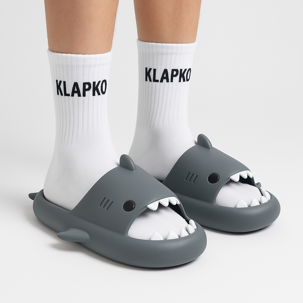 Sharky™ – Les sabots rigolos et ultra-confort pour petits et grands