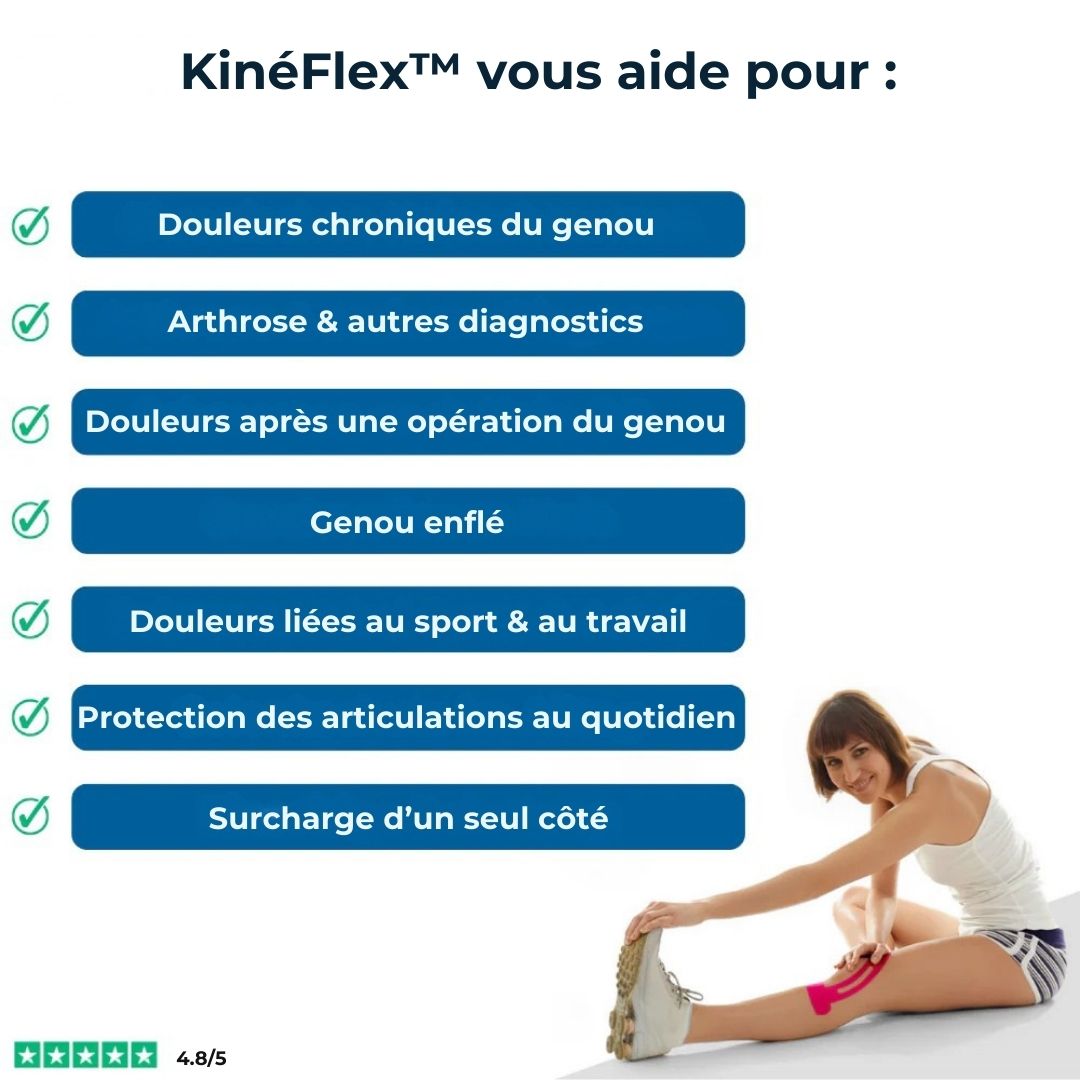 KinéFlex™ – Soulagement et stabilité pour vos genoux