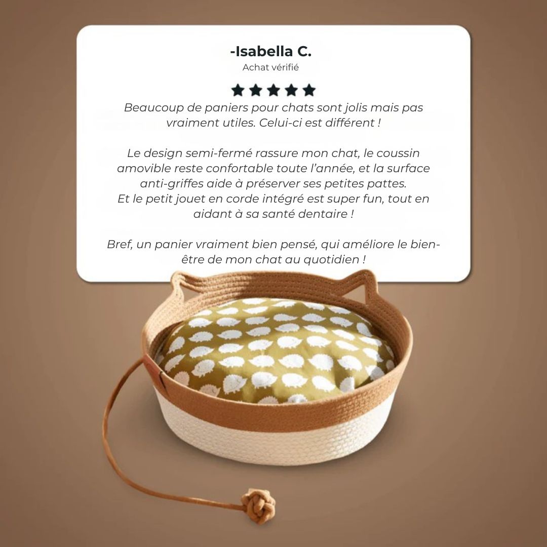 Panier Cocoon – Offrez-lui un nid douillet, naturel et rassurant