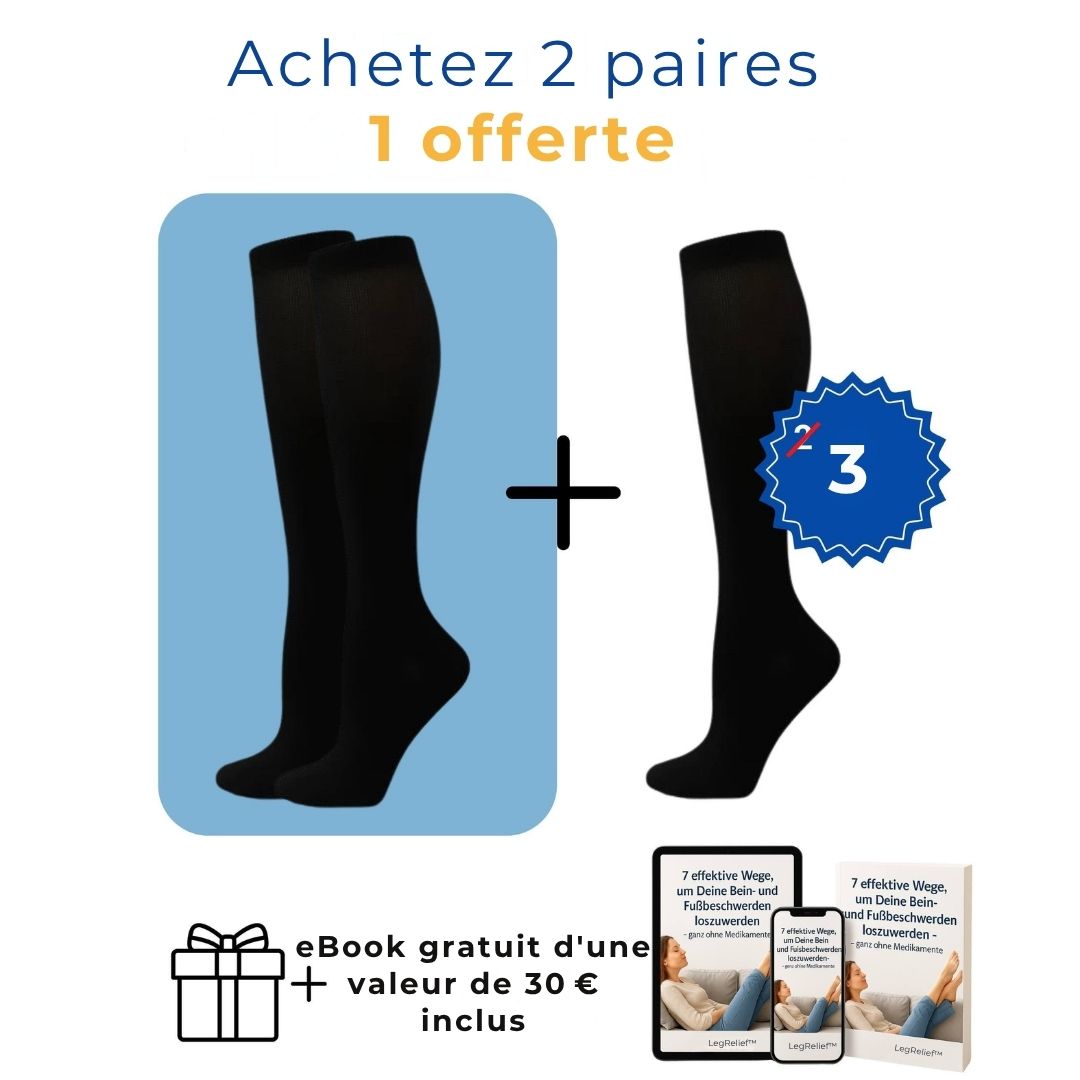Chaussettes LegRelief™ – Dites adieu aux jambes lourdes et gonflées