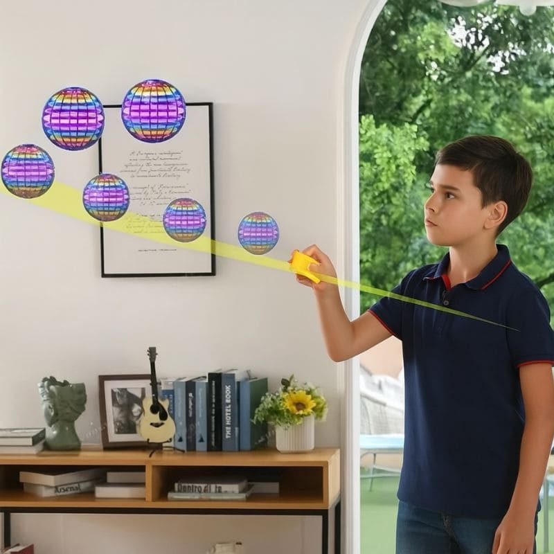 Balle Volante Lumineuse – Le Jouet Magique qui Fait Bouger les Enfants