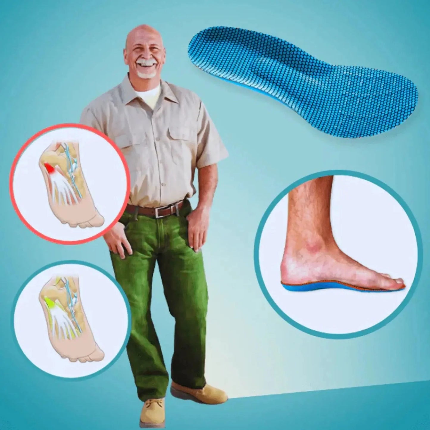 Semelles Orthopédiques Confort+ – Soulagez vos pieds et marchez sans douleur