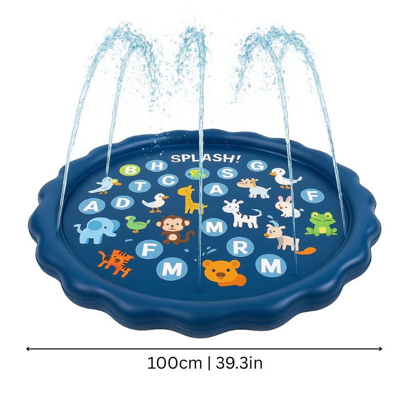 Tapis d’Éclaboussures SplashFun – Rafraîchissez et amusez vos enfants en un instant
