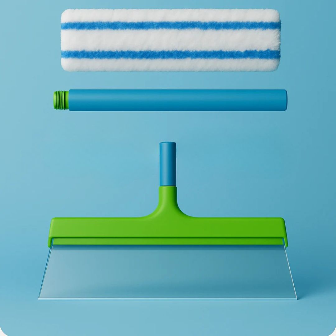 Nettoyeur de vitres multifonction – Des surfaces éclatantes sans effort