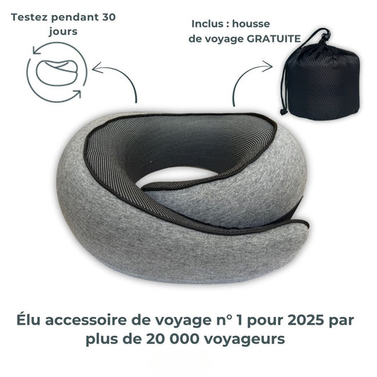 Oreiller de Voyage – Dites Adieu aux Douleurs, Voyagez l’Esprit Léger
