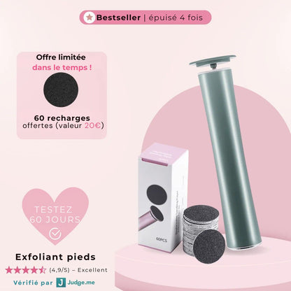 Râpe exfoliant pieds – Des talons doux sans effort