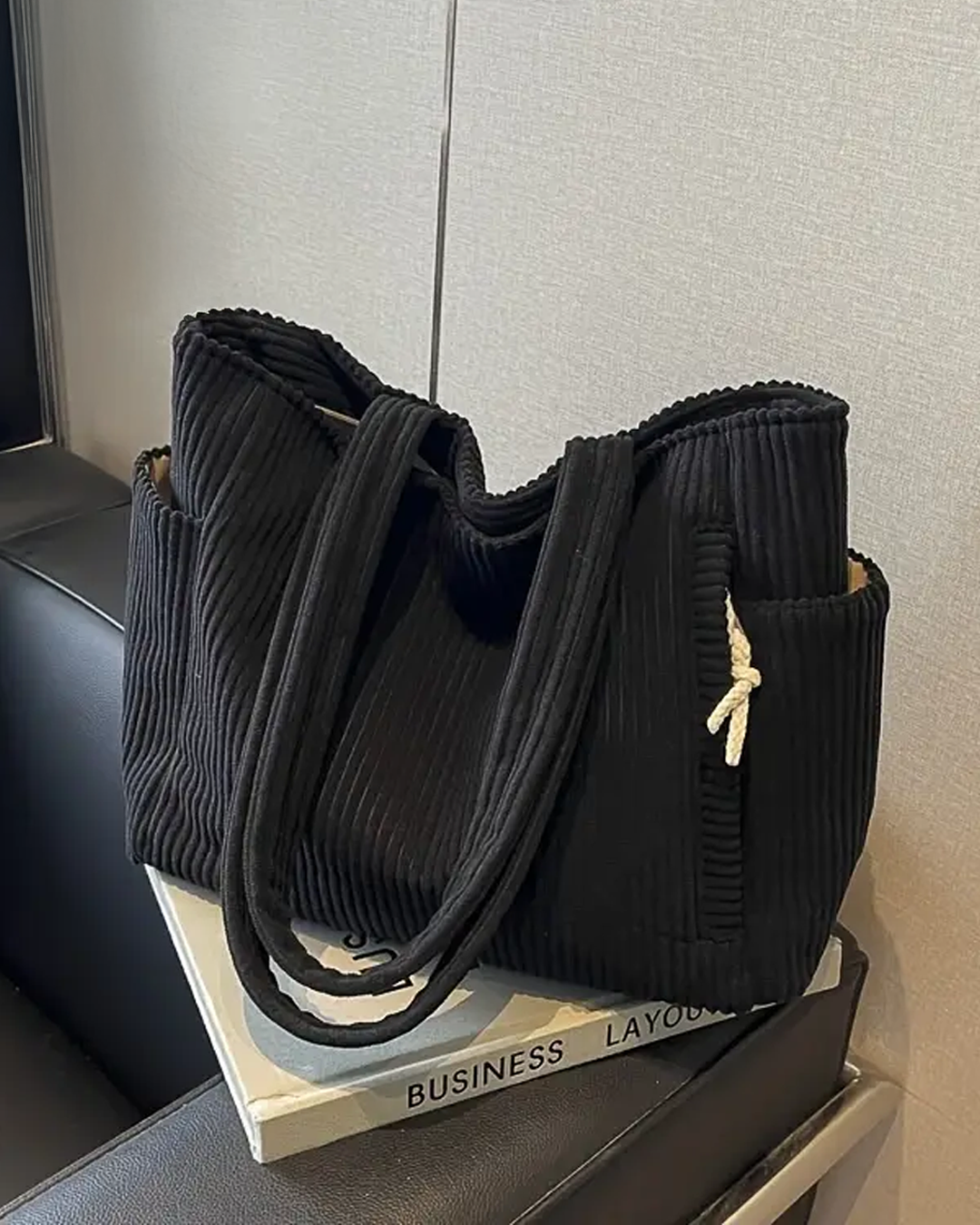 Sac côtelé Tilda – Élégance décontractée pour le quotidien