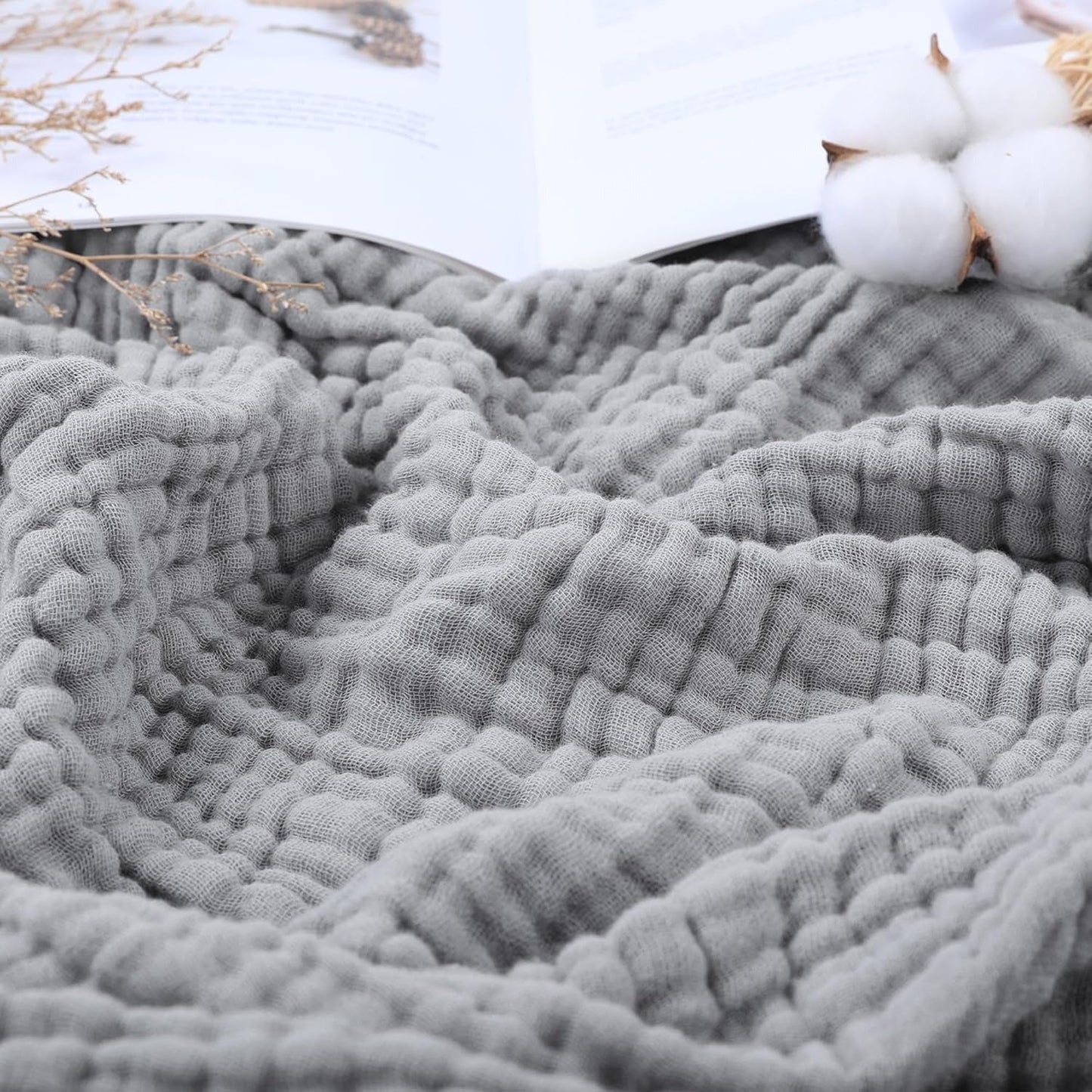 Plaid Coton Doux – Léger, naturel et ultra-confortable