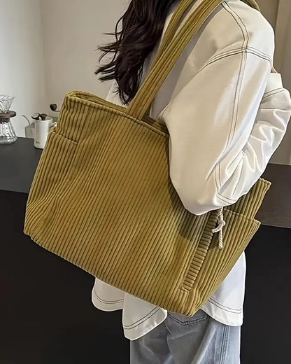 Sac côtelé Tilda – Élégance décontractée pour le quotidien