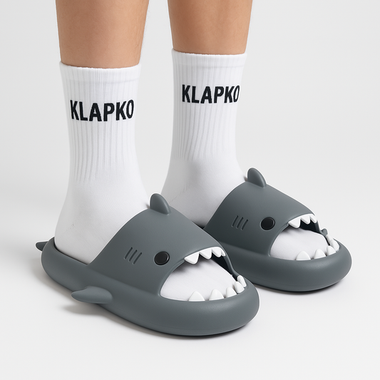 Sharky™ – Les sabots rigolos et ultra-confort pour petits et grands