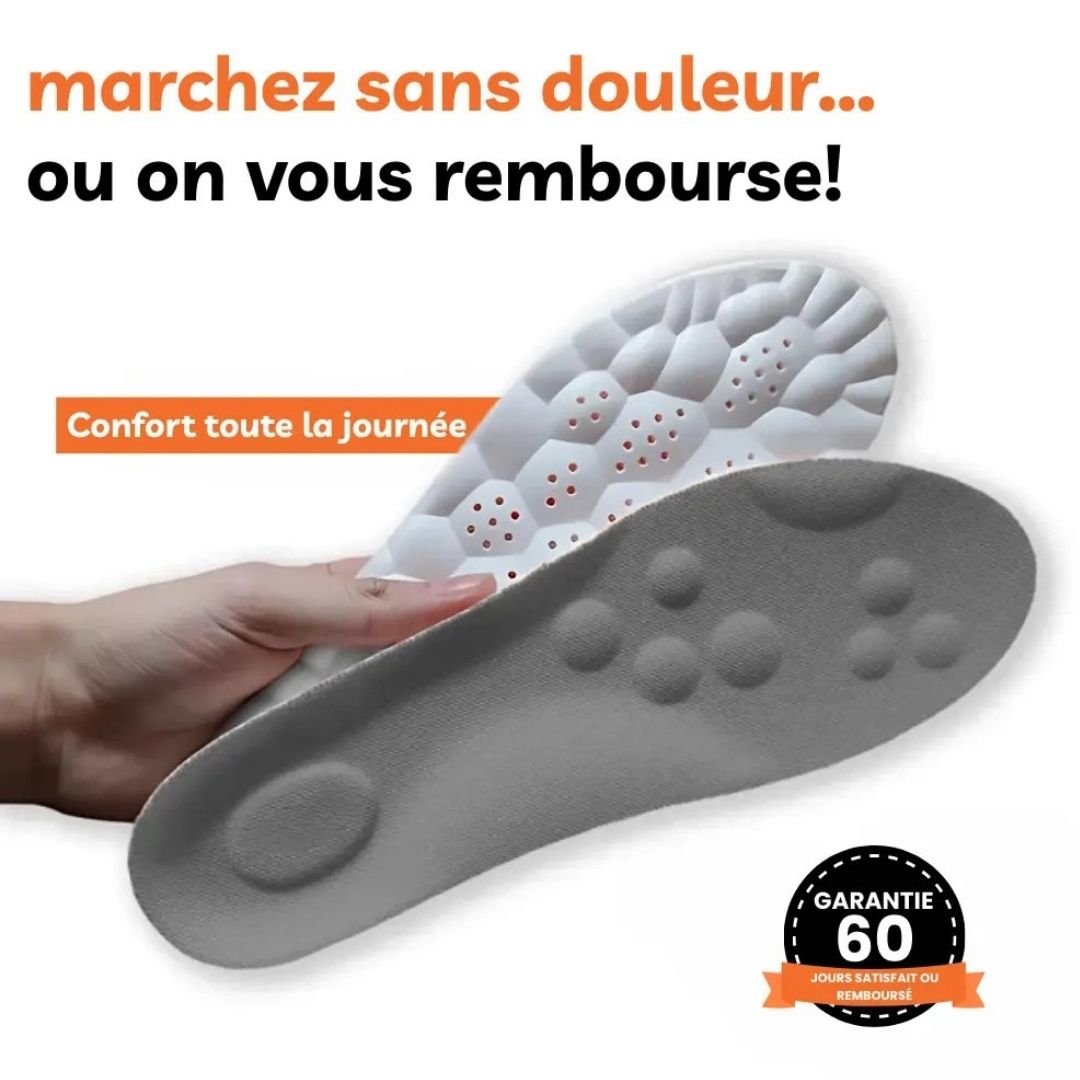 Semelles Orthopédiques - Marchez sans douleur, vivez pleinement