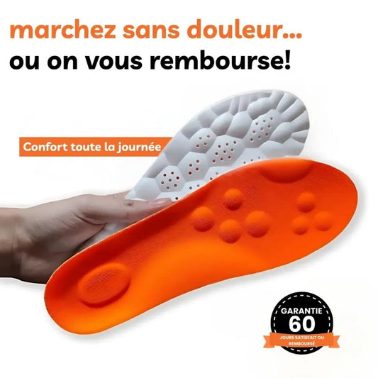 Semelles Orthopédiques - Marchez sans douleur, vivez pleinement