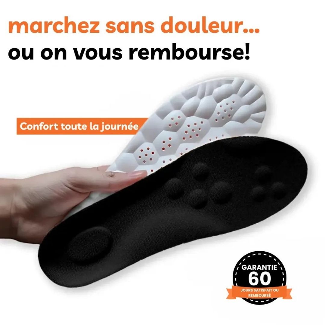 Semelles Orthopédiques - Marchez sans douleur, vivez pleinement