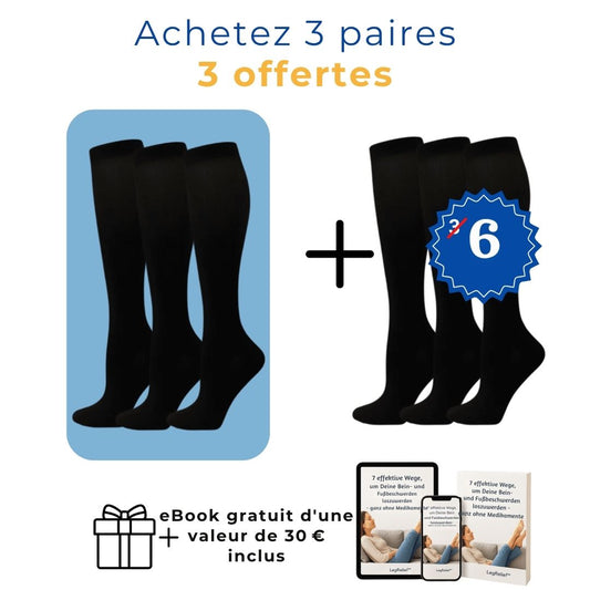 Chaussettes LegRelief™ – Dites adieu aux jambes lourdes et gonflées