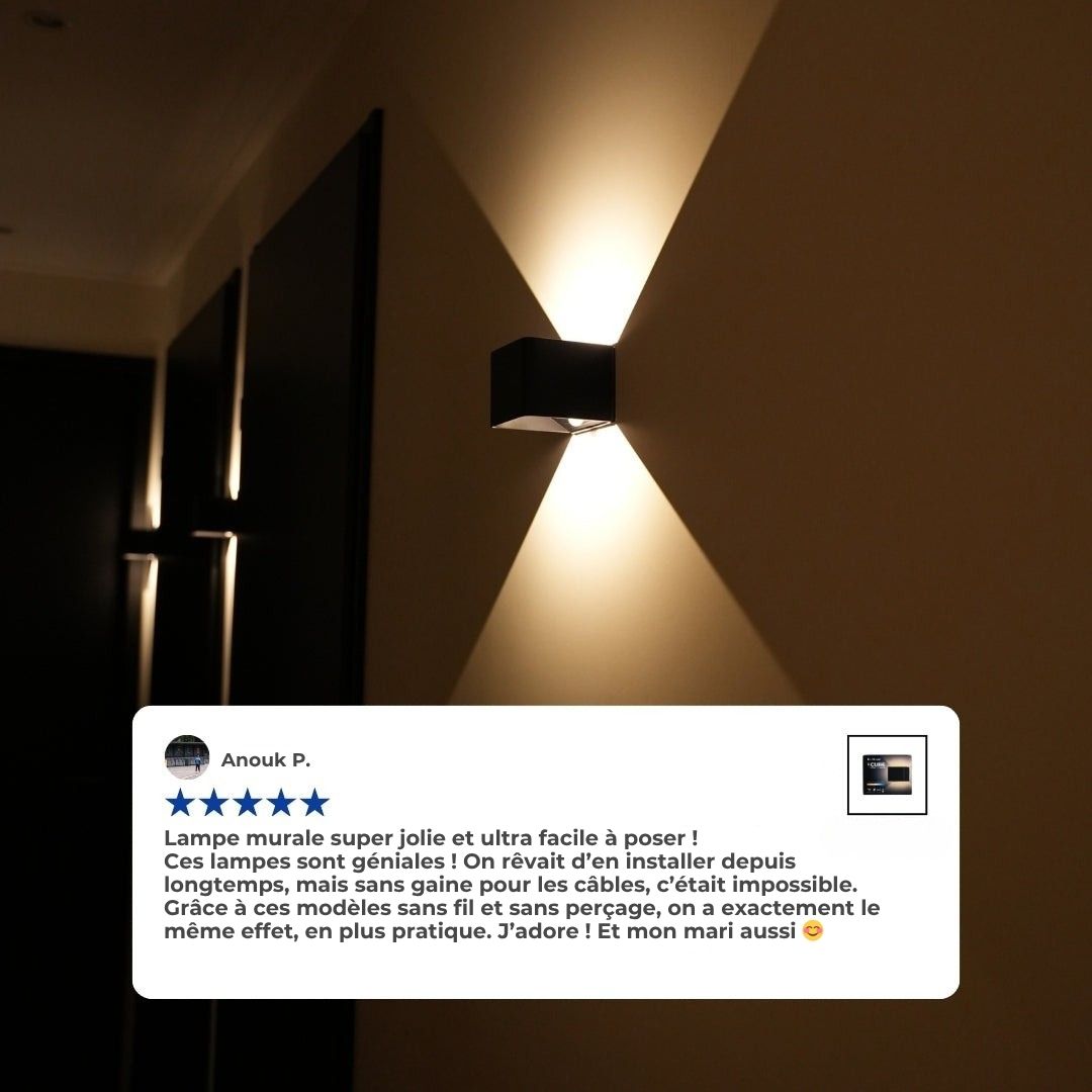 Applique LED Cube – Mettez vos murs en lumière avec style