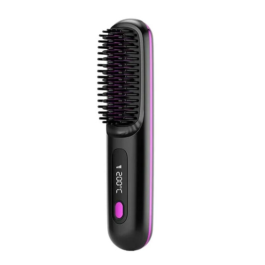 Brosse Luvera™ – Coiffez, lissez et bouclez, où que vous soyez