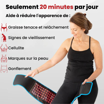 Ceinture Lumière Rouge – Raffermissez, tonifiez et retrouvez confiance